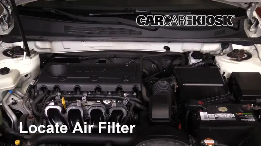 2009 Kia Optima EX 2.4L 4 Cyl. Air Filter (Engine)